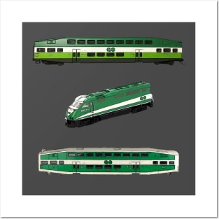 Go Trains Posters and Art